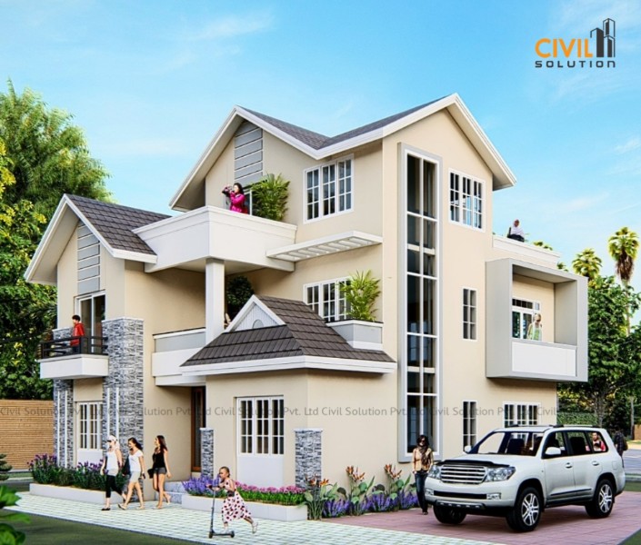 "Enduring Elegance: A 2.5-Storey Classic Residence"