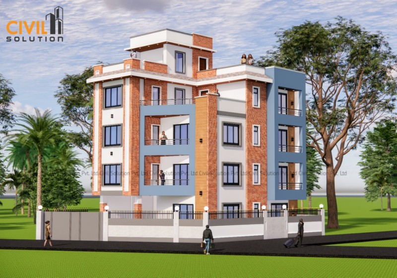 Elegant Modern Residence in Nayapati: A Blend of Style and Functionality